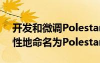 开发和微调Polestar的第一个定制模型创造性地命名为Polestar 1