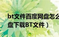 bt文件百度网盘怎么下载（如何利用百度网盘下载BT文件）