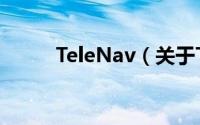 TeleNav（关于TeleNav的简介）