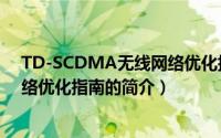 TD-SCDMA无线网络优化指南（关于TD-SCDMA无线网络优化指南的简介）