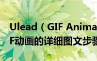 Ulead（GIF Animator将图象文件制作成GIF动画的详细图文步骤）