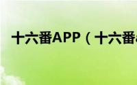 十六番APP（十六番app怎么边玩边直播）