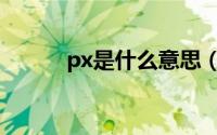 px是什么意思（px指的是什么）