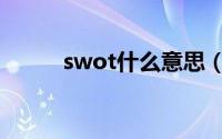 swot什么意思（swot怎么解释）