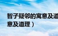 智子疑邻的寓意及道理20字（智子疑邻的寓意及道理）