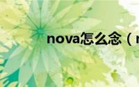 nova怎么念（nova什么意思）