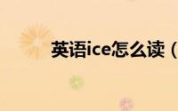 英语ice怎么读（英语ice的意思）