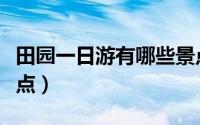 田园一日游有哪些景点（田园一日游有什么景点）