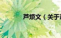 芦烦文（关于芦烦文的简介）