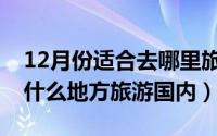 12月份适合去哪里旅游国内（12月份适合去什么地方旅游国内）