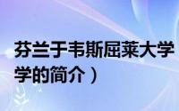 芬兰于韦斯屈莱大学（关于芬兰于韦斯屈莱大学的简介）