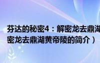 芬达的秘密4：解密龙去鼎湖黄帝陵（关于芬达的秘密4：解密龙去鼎湖黄帝陵的简介）