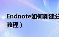 Endnote如何新建分组（Endnote新建分组教程）