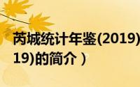 芮城统计年鉴(2019)（关于芮城统计年鉴(2019)的简介）