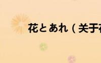 花とあれ（关于花とあれ的简介）