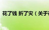 花了钱 折了灾（关于花了钱 折了灾的简介）