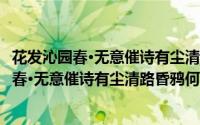 花发沁园春·无意催诗有尘清路昏鸦何处投林（关于花发沁园春·无意催诗有尘清路昏鸦何处投林的简介）