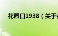 花园口1938（关于花园口1938的简介）