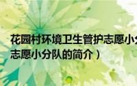 花园村环境卫生管护志愿小分队（关于花园村环境卫生管护志愿小分队的简介）