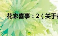 花家喜事：2（关于花家喜事：2的简介）