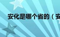 安化是哪个省的（安化属于湖南省的吗）