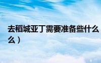 去稻城亚丁需要准备些什么（去稻城亚丁旅游需要准备些什么）