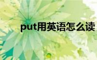 put用英语怎么读（单词put怎么读）