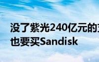 没了紫光240亿元的支援WD借款180亿美元也要买Sandisk