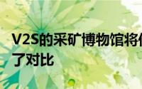 V2S的采矿博物馆将传统的石墙与金属盒进行了对比