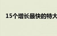 15个增长最快的特大城市发生了什么变化