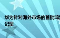 华为针对海外市场的首批鸿蒙系统产品将包括智慧手錶和笔记型