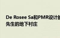 De Rosee Sa和PMR设计的学校食堂重现了神奇的福克斯先生的地下村庄