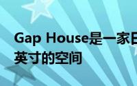 Gap House是一家日本房屋可充分利用每一英寸的空间