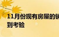 11月份现有房屋的销售量下降使这些预测受到考验