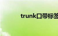 trunk口带标签吗（trunk口）