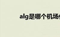 alg是哪个机场代码（alg exe）