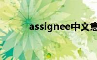 assignee中文意思（assignee）