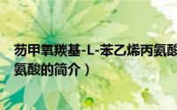 芴甲氧羰基-L-苯乙烯丙氨酸（关于芴甲氧羰基-L-苯乙烯丙氨酸的简介）