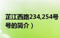 芷江西路234,254号（关于芷江西路234,254号的简介）