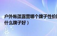 户外帐篷露营哪个牌子性价比高（欧式帐篷哪种好户外帐篷什么牌子好）