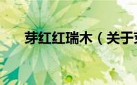 芽红红瑞木（关于芽红红瑞木的简介）