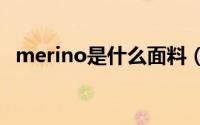 merino是什么面料（nomex是什么面料）