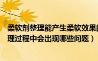 柔软剂整理能产生柔软效果的原理（什么是柔软整理柔软整理过程中会出现哪些问题）