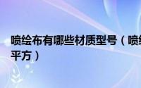 喷绘布有哪些材质型号（喷绘布是什么材质喷绘布多少钱一平方）