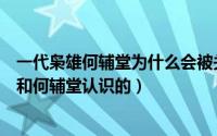 一代枭雄何辅堂为什么会被关进监狱（一代枭雄胡前宽怎么和何辅堂认识的）