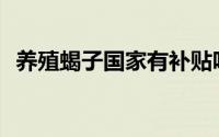 养殖蝎子国家有补贴吗？有哪些补贴项目？