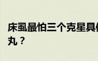 床虱最怕三个克星具体是哪三个？怕不怕樟脑丸？