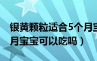 银黄颗粒适合5个月宝宝吃吗（银黄颗粒六个月宝宝可以吃吗）