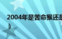 2004年是苦命猴还是富猴（甲申年是哪一年）