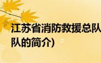 江苏省消防救援总队(关于江苏省消防救援总队的简介)